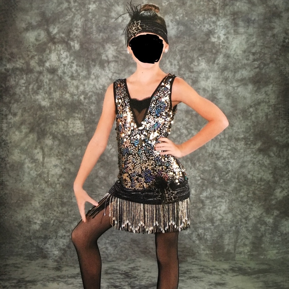 Contours Design Custom Jazz/Musical Theatre Dance Costume Child Large